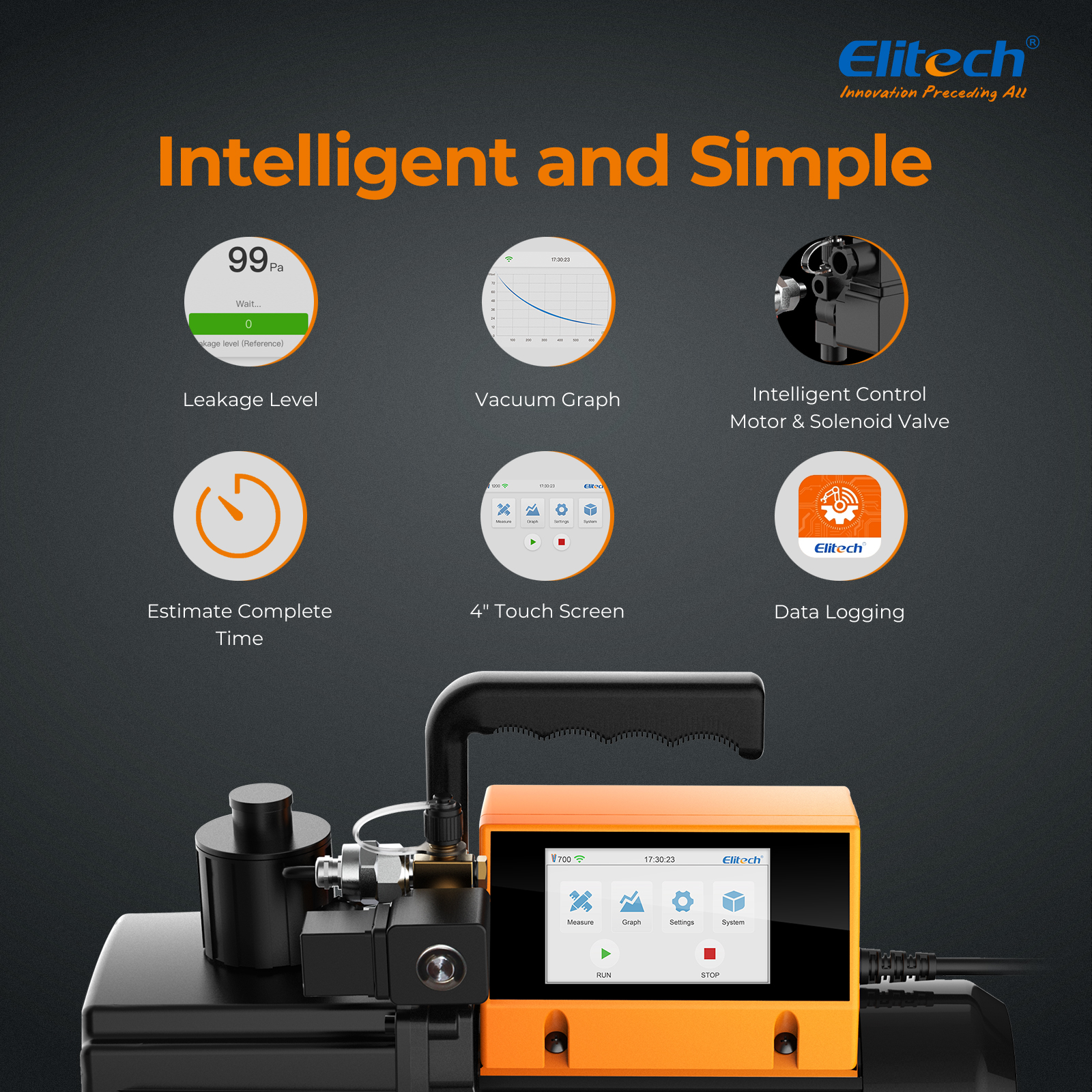 Elitech Vacuum Pump V700/V900/V1200 - Image 3